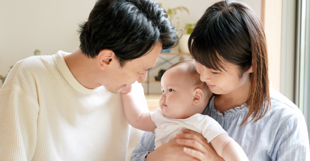 parents with baby